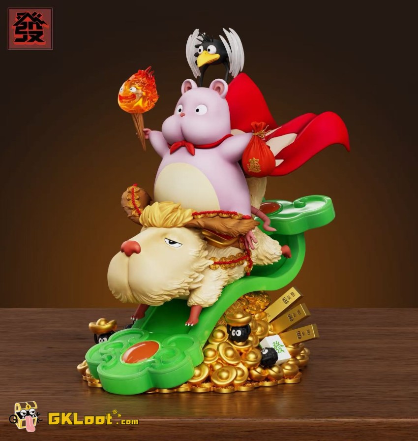 Fa Studio Spirited Away & Howl's Moving Castle Boh & Heen Statue - View 2 Fa Studio Spirited Away & Howl's Moving Castle Boh & Heen Statue - View 2