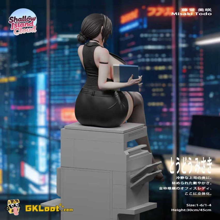 Shallow Island Cloud Studio Original Misaki Todo Statue - View 6 Shallow Island Cloud Studio Original Misaki Todo Statue - View 6