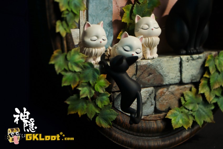 ShenYin Studio Kiki's Delivery Service Jiji and Kittens Statue - View 3 ShenYin Studio Kiki's Delivery Service Jiji and Kittens Statue - View 3