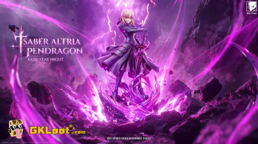 Noc Studio 1/6 Fate/Stay Night Saber Artoria Pendragon Statue w/ LED - View 2 Noc Studio 1/6 Fate/Stay Night Saber Artoria Pendragon Statue w/ LED - View 2