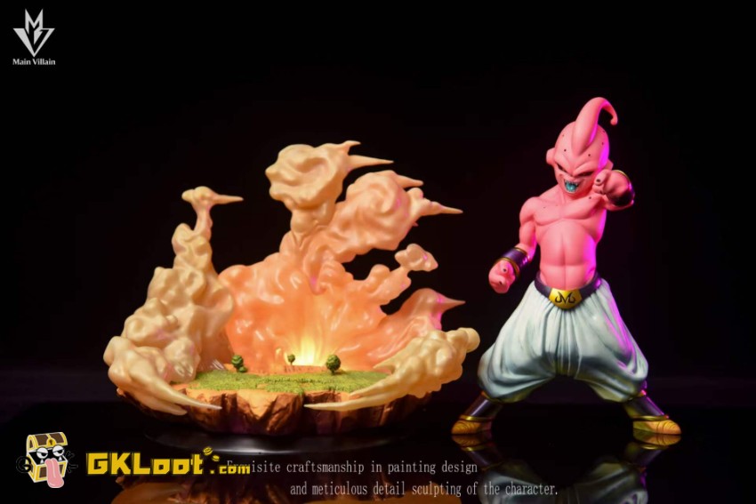Main Villain Studio Dragon Ball Majin Buu Statue - View 10 Main Villain Studio Dragon Ball Majin Buu Statue - View 10