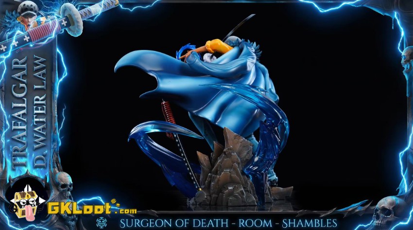 WX Studio One Piece Trafalgar D. Water Law Statue - View 8 WX Studio One Piece Trafalgar D. Water Law Statue - View 8