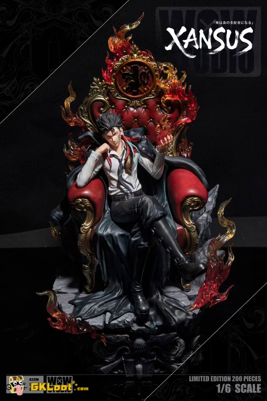 WOW Studio 1/6 Katekyo Hitman Reborn Xanxus Statue - View 8 WOW Studio 1/6 Katekyo Hitman Reborn Xanxus Statue - View 8