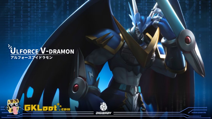 Digibaby Studio Digimon Ulforce V-dramon Statue - View 5 Digibaby Studio Digimon Ulforce V-dramon Statue - View 5