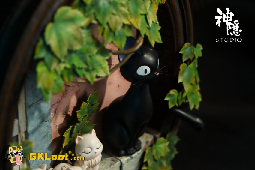ShenYin Studio Kiki's Delivery Service Jiji and Kittens Statue - View 7 ShenYin Studio Kiki's Delivery Service Jiji and Kittens Statue - View 7