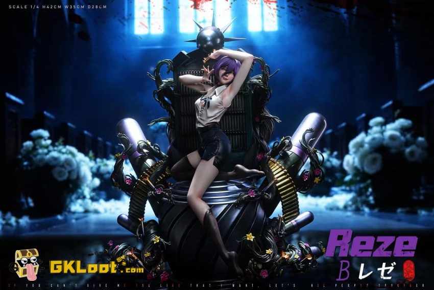 TY Studio 1/4 Chainsaw Man Reze Statue - View 5 TY Studio 1/4 Chainsaw Man Reze Statue - View 5