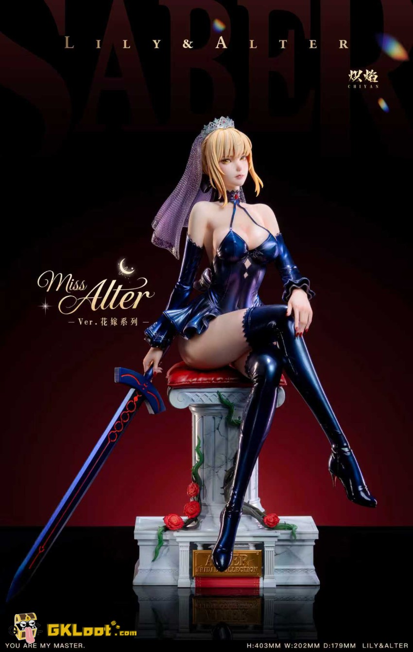 ChiYan Studio 1/4 Fate/Stay Night Saber Artoria Pendragon Statue - View 12 ChiYan Studio 1/4 Fate/Stay Night Saber Artoria Pendragon Statue - View 12