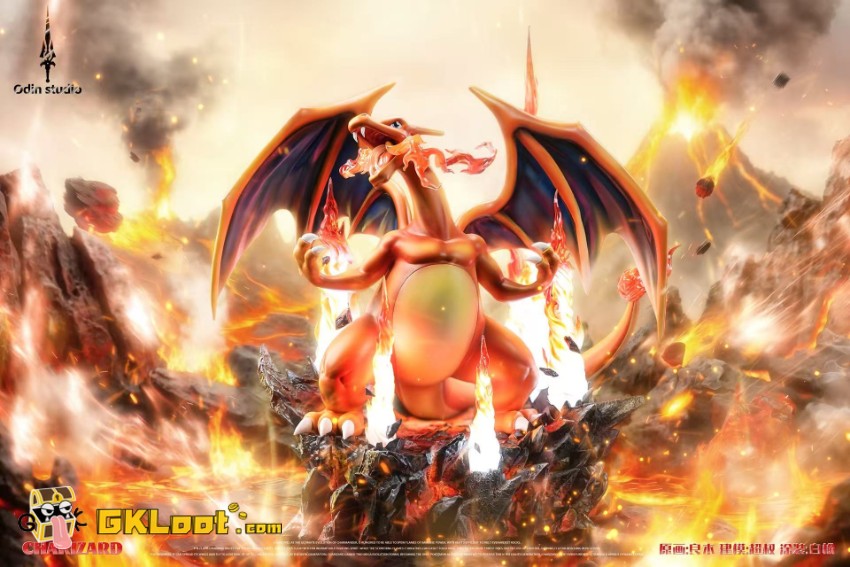 Odin Studio Pokémon Charizard Statue w/ LED - View 2 Odin Studio Pokémon Charizard Statue w/ LED - View 2