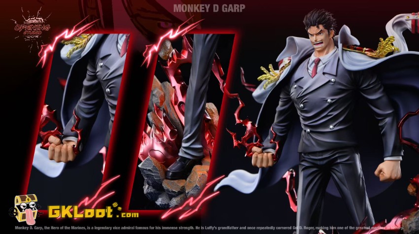 Opening Studio One Piece Monkey D. Garp Statue - View 7 Opening Studio One Piece Monkey D. Garp Statue - View 7