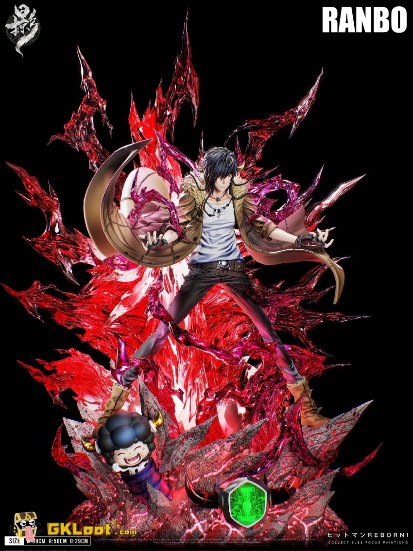 Lue Ying Studio 1/6 Katekyo Hitman Reborn Lambo Statue w/ LED - View 8 Lue Ying Studio 1/6 Katekyo Hitman Reborn Lambo Statue w/ LED - View 8