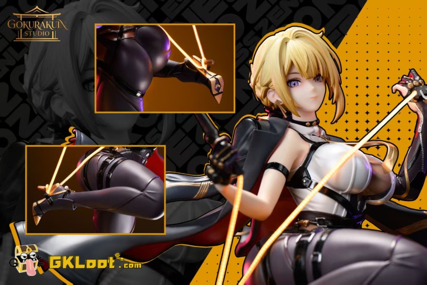 Gukurakuin Studio 1/6 Zenless Zone Zero Evelyn Chevalier Statue w/ LED - View 4 Gukurakuin Studio 1/6 Zenless Zone Zero Evelyn Chevalier Statue w/ LED - View 4