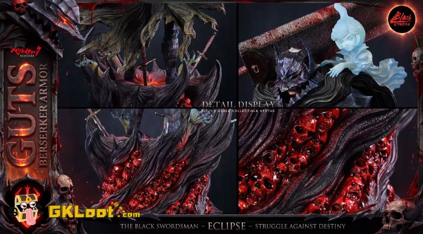 Black Studio Berserk Guts Statue - View 14 Black Studio Berserk Guts Statue - View 14