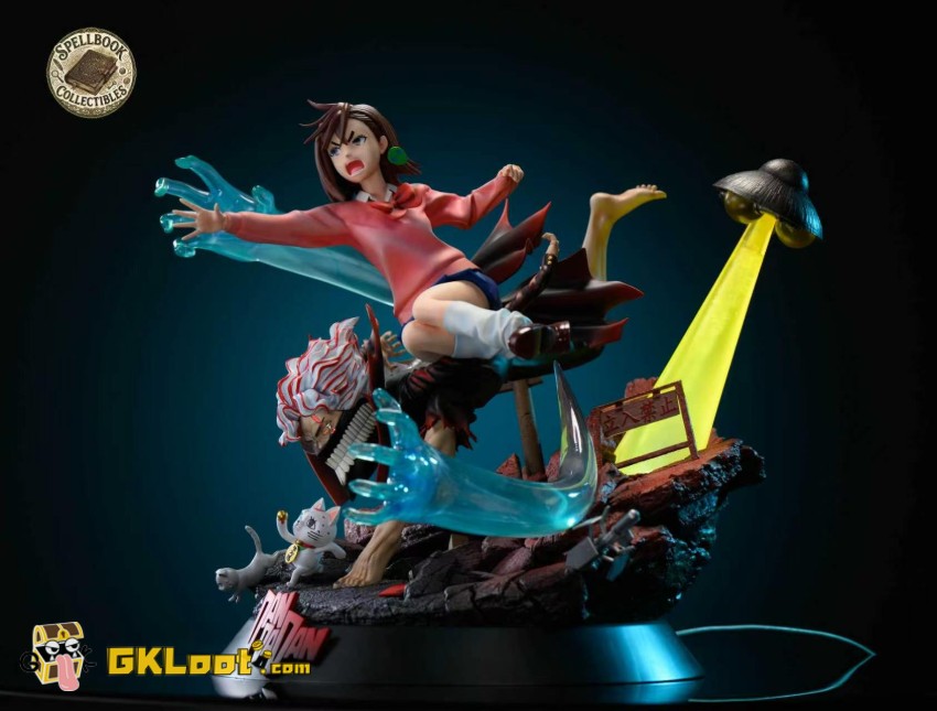 Spellbook Collectibles Studio 1/6 Dandadan Momo & Takakura Ken Statue w/ LED - View 4 Spellbook Collectibles Studio 1/6 Dandadan Momo & Takakura Ken Statue w/ LED - View 4