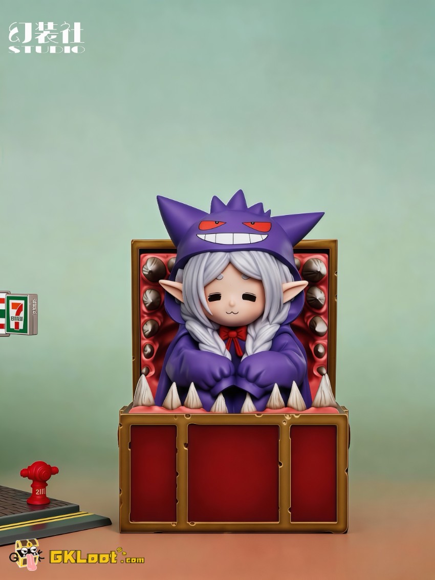 Huan Zhuang She Studio Frieren: Beyond Journey's End Frieren Cosplay Pokémon Gengar Statue - View 2 Huan Zhuang She Studio Frieren: Beyond Journey's End Frieren Cosplay Pokémon Gengar Statue - View 2