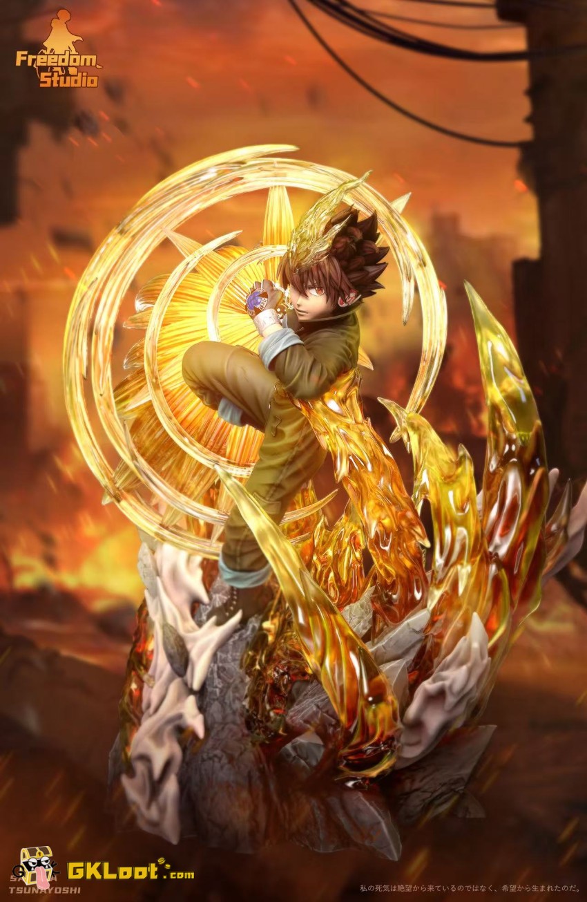 Freedom Studio Katekyo Hitman Reborn Tsunayoshi Sawada Statue - View 6 Freedom Studio Katekyo Hitman Reborn Tsunayoshi Sawada Statue - View 6