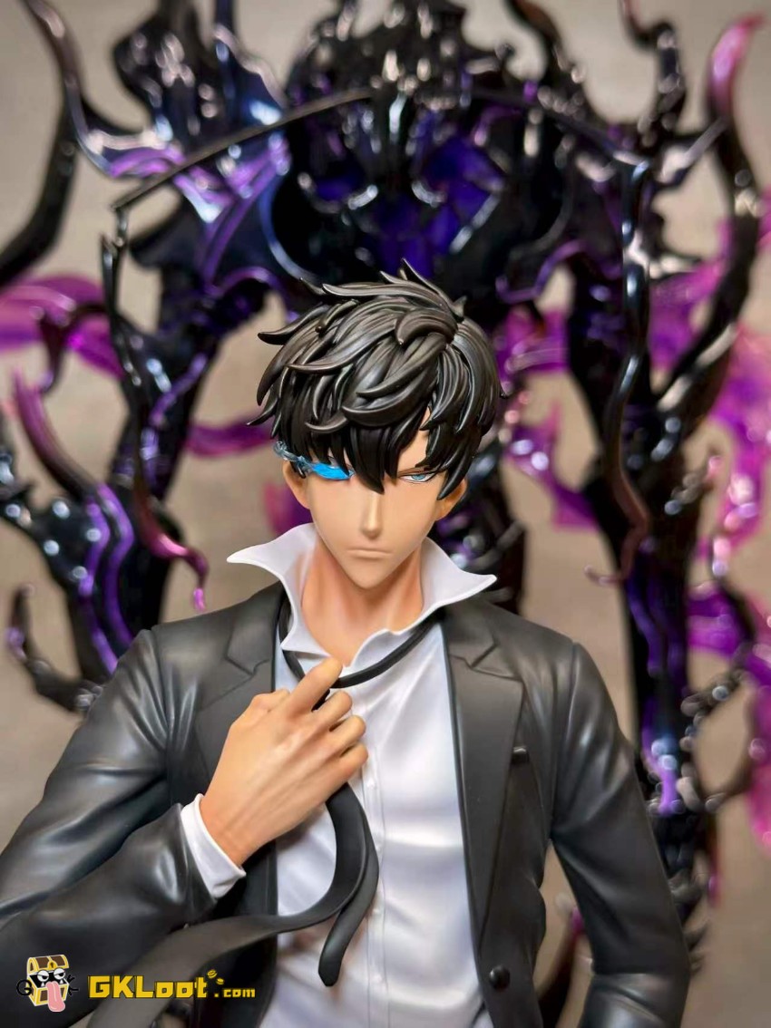 Shadow Studio Solo Leveling Sung Jin Woo Statue w/ LED - View 3 Shadow Studio Solo Leveling Sung Jin Woo Statue w/ LED - View 3