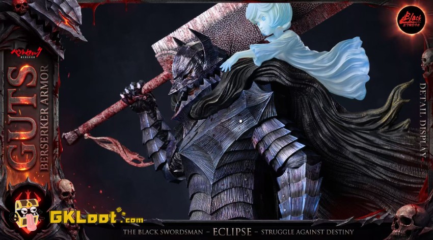 Black Studio Berserk Guts Statue - View 15 Black Studio Berserk Guts Statue - View 15