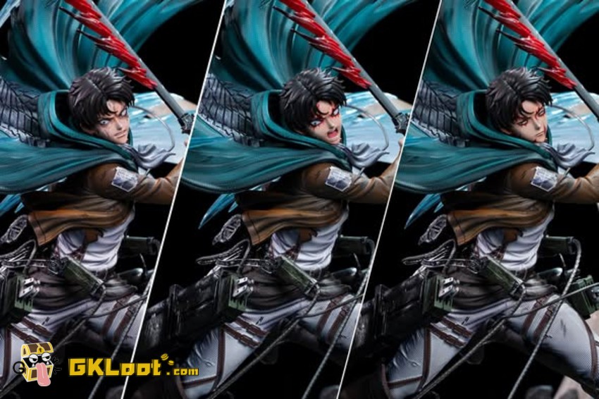 Hertz Studio Attack On Titan Levi Ackerman & Zeke Jaeger Statue - View 1 Hertz Studio Attack On Titan Levi Ackerman & Zeke Jaeger Statue - View 1