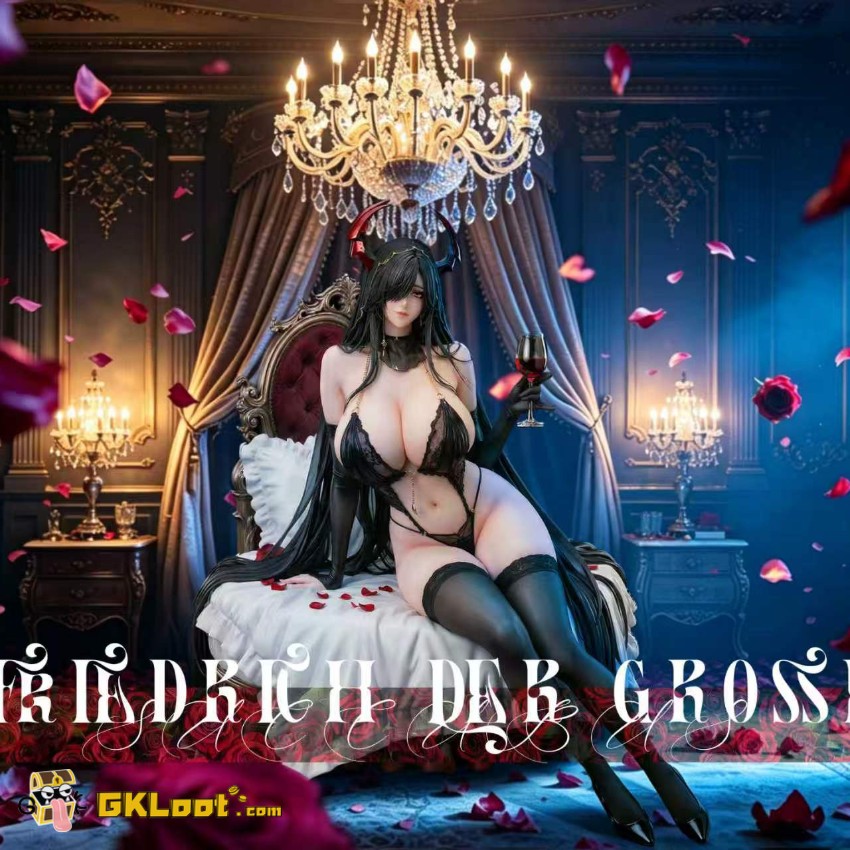 Love U Studio 1/6 Azur Lane Friedrich der Grosse Statue - View 1 Love U Studio 1/6 Azur Lane Friedrich der Grosse Statue - View 1
