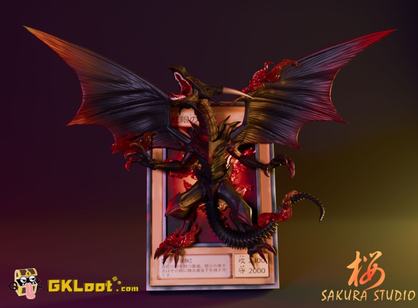 Sakura Studio Yu-Gi-Oh! Red-Eyes Black Metal Dragon - View 2 Sakura Studio Yu-Gi-Oh! Red-Eyes Black Metal Dragon - View 2