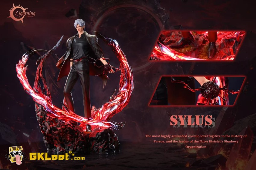 Lightning Studio 1/6 Love and Deepspace Sylus Statue w/ LED - View 2 Lightning Studio 1/6 Love and Deepspace Sylus Statue w/ LED - View 2