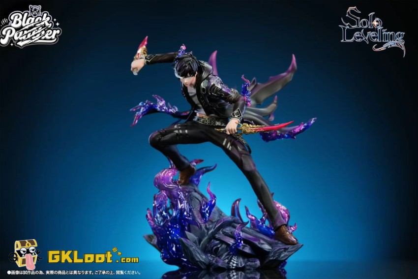 Black Panther Studio 1/6 Solo Leveling Sung Jin Woo & Cha Hae-In Statue - View 5 Black Panther Studio 1/6 Solo Leveling Sung Jin Woo & Cha Hae-In Statue - View 5