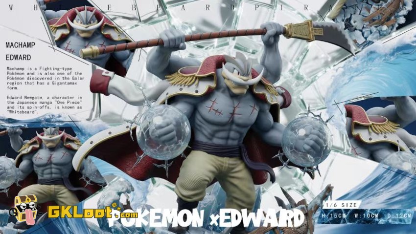Huan Shou Zao Wu Ju Studio Pokémon Infernape & Machamp Statue - View 6 Huan Shou Zao Wu Ju Studio Pokémon Infernape & Machamp Statue - View 6