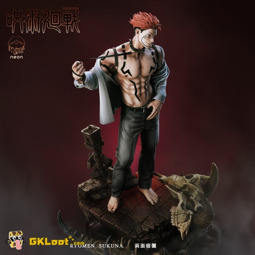 NEON Studio 1/6 Jujutsu Kaisen Ryomen Sukuna Statue - View 6 NEON Studio 1/6 Jujutsu Kaisen Ryomen Sukuna Statue - View 6
