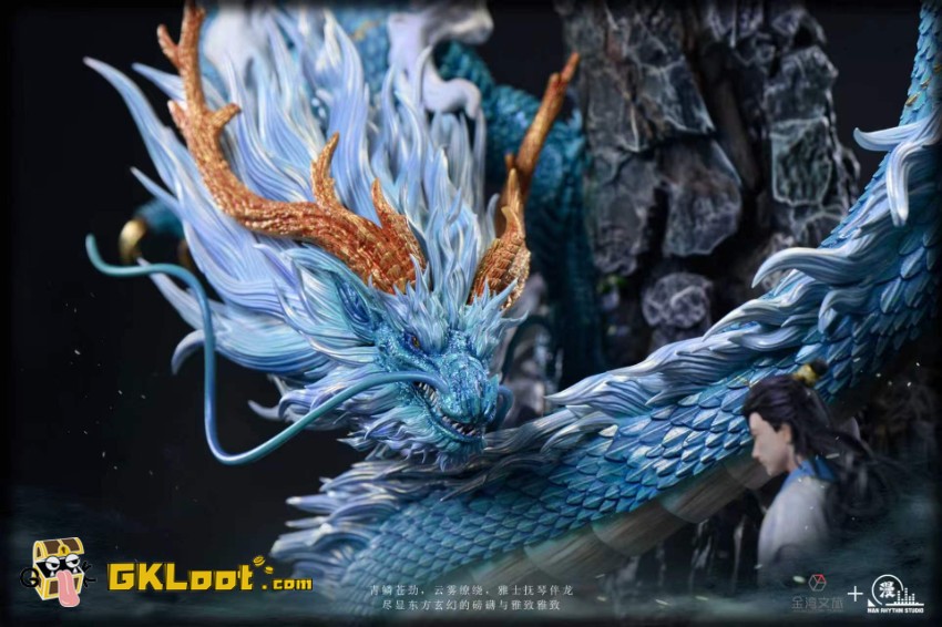 Man Rhythm Studio Original Azure Dragon Statue - View 8 Man Rhythm Studio Original Azure Dragon Statue - View 8