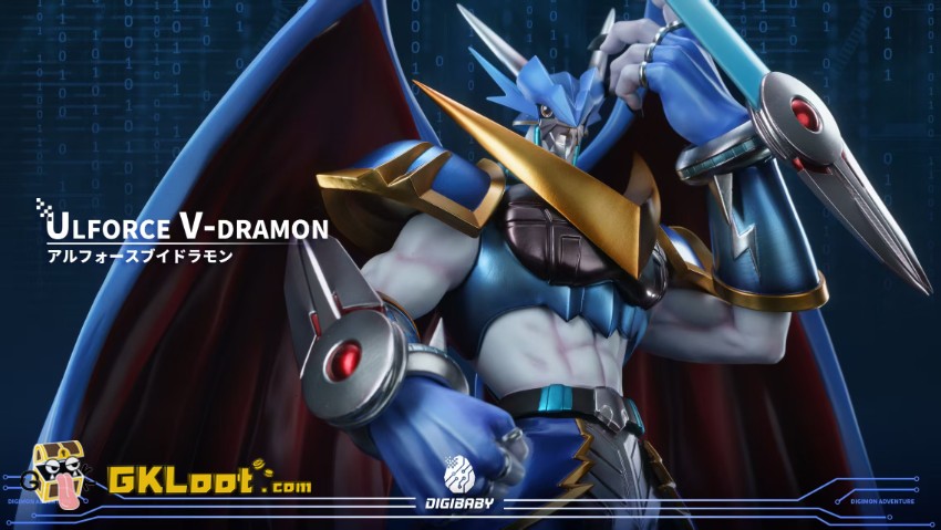 Digibaby Studio Digimon Ulforce V-dramon Statue - View 4 Digibaby Studio Digimon Ulforce V-dramon Statue - View 4