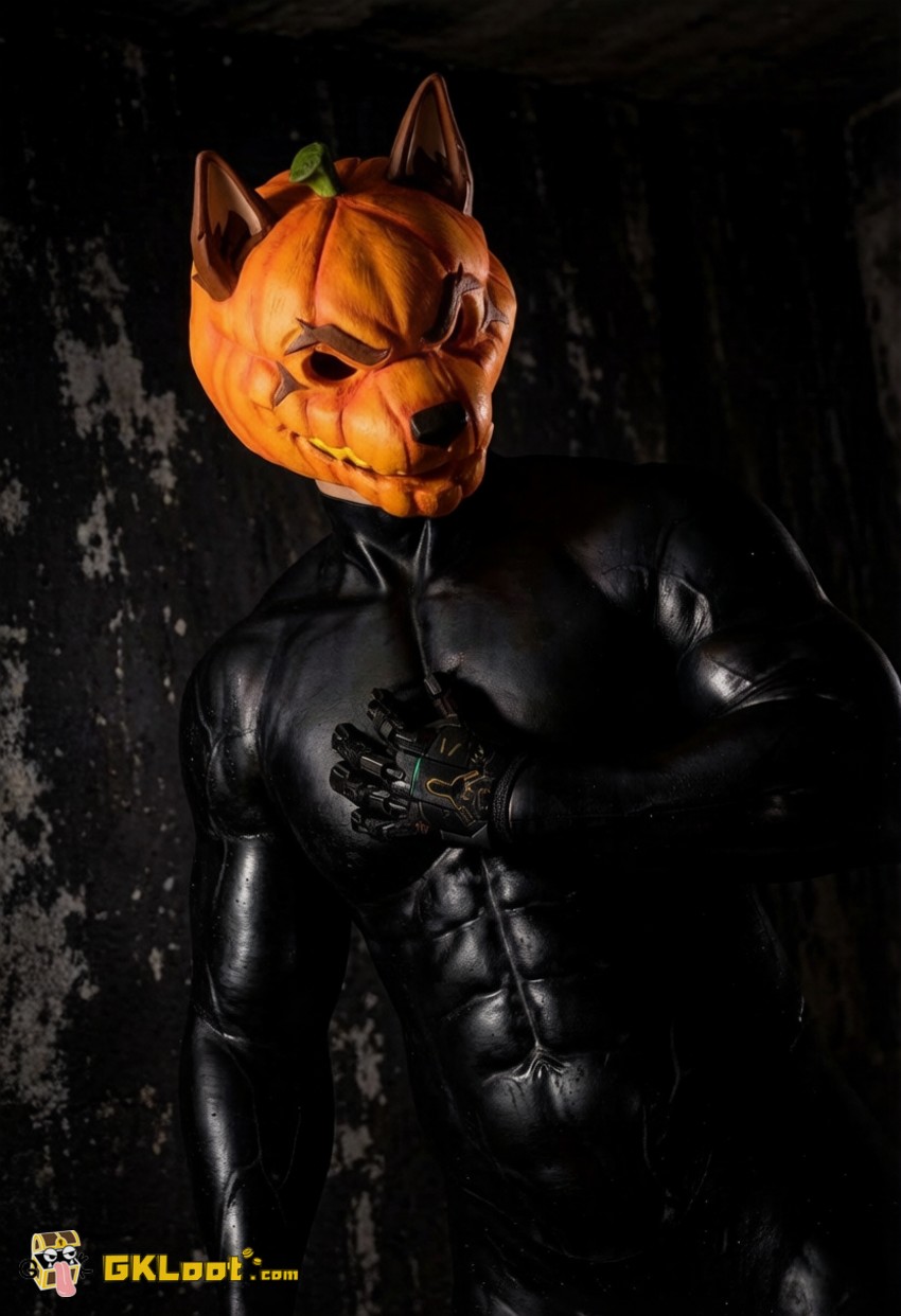 Shibadon Studio Original Pumpkin Head Mask w/ LED - View 3 Shibadon Studio Original Pumpkin Head Mask w/ LED - View 3