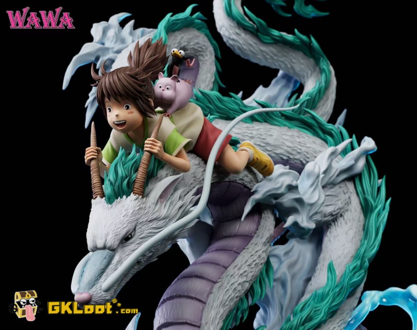 Wawa Studio Spirited Away Haku Statue - View 4 Wawa Studio Spirited Away Haku Statue - View 4