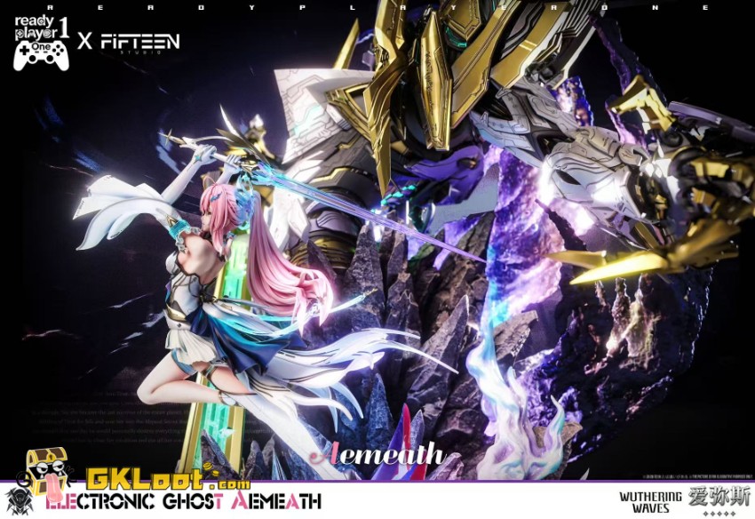 Ready Player 1 & Fifteen Studio 1/6 Wuthering Waves Aemeath Statue w/ LED - View 10 Ready Player 1 & Fifteen Studio 1/6 Wuthering Waves Aemeath Statue w/ LED - View 10