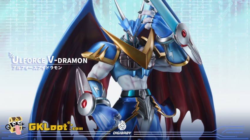 Digibaby Studio Digimon Ulforce V-dramon Statue - View 3 Digibaby Studio Digimon Ulforce V-dramon Statue - View 3