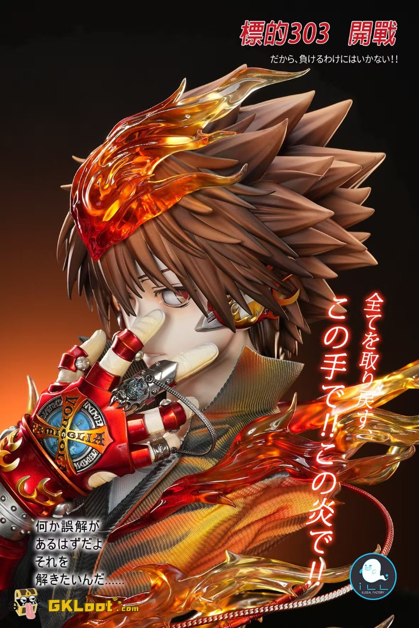 ILLegal Factory Studio 1/6 Katekyo Hitman Reborn Tsunayoshi Sawada Statue w/ LED - View 2 ILLegal Factory Studio 1/6 Katekyo Hitman Reborn Tsunayoshi Sawada Statue w/ LED - View 2