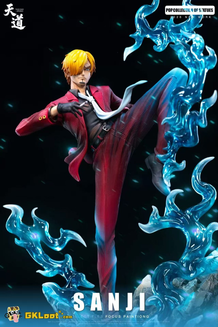 Tian Dao Studio One Piece Vinsmoke Sanji Statue - View 2 Tian Dao Studio One Piece Vinsmoke Sanji Statue - View 2