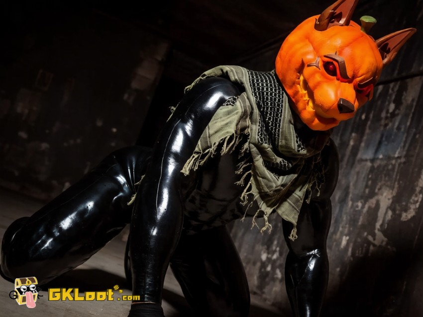 Shibadon Studio Original Pumpkin Head Mask w/ LED - View 22 Shibadon Studio Original Pumpkin Head Mask w/ LED - View 22