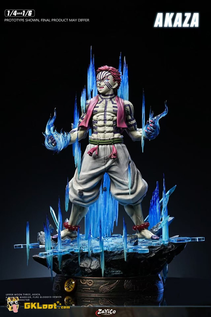 Zayico Studio Demon Slayer Akaza Statue w/ LED - View 13 Zayico Studio Demon Slayer Akaza Statue w/ LED - View 13