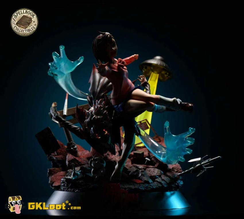 Spellbook Collectibles Studio 1/6 Dandadan Momo & Takakura Ken Statue w/ LED - View 6 Spellbook Collectibles Studio 1/6 Dandadan Momo & Takakura Ken Statue w/ LED - View 6