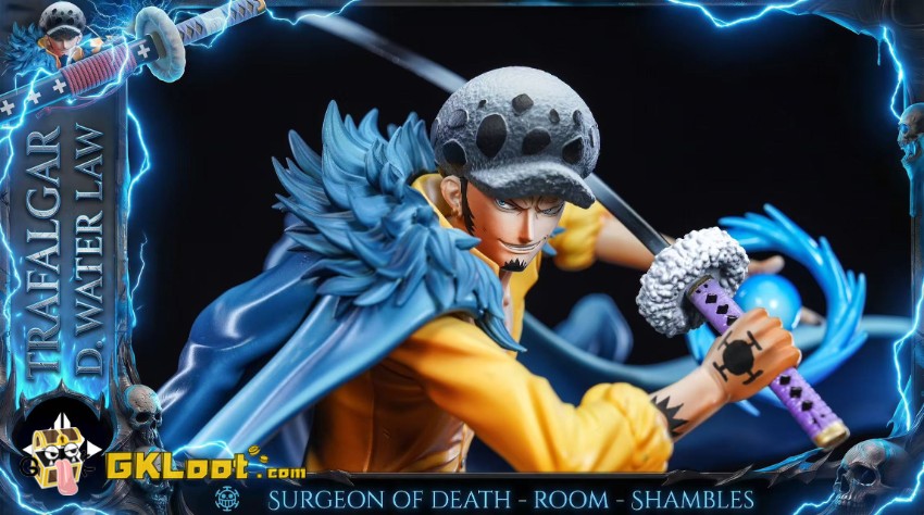 WX Studio One Piece Trafalgar D. Water Law Statue - View 3 WX Studio One Piece Trafalgar D. Water Law Statue - View 3