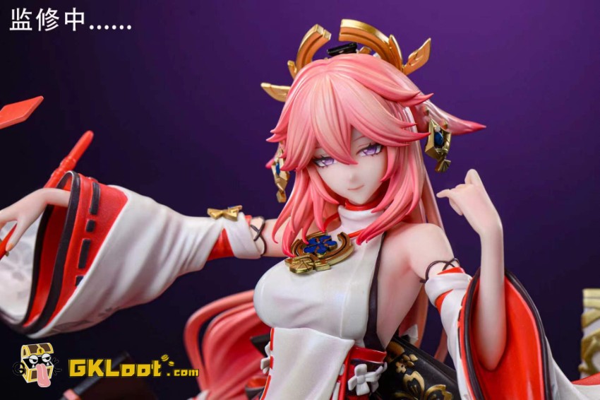 Hakimi Studio 1/6 Genshin Impact Yae Miko & Raiden Shogun Statue - View 10 Hakimi Studio 1/6 Genshin Impact Yae Miko & Raiden Shogun Statue - View 10