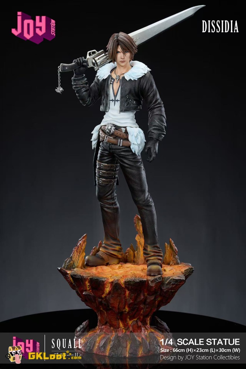 Joy Station Studio 1/4 Final Fantasy Squall Leonhart Statue w/ LED - View 5 Joy Station Studio 1/4 Final Fantasy Squall Leonhart Statue w/ LED - View 5