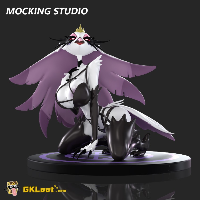 Mocking Studio Hazbin Hotel Stella Statue - View 2 Mocking Studio Hazbin Hotel Stella Statue - View 2