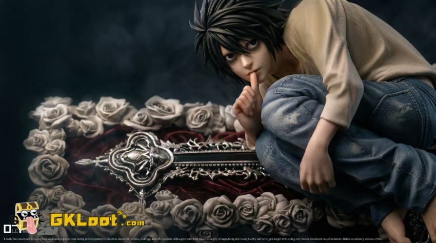 Old Time & ZZDD Studio 1/6 Death Note L Lawliet Statue - View 4 Old Time & ZZDD Studio 1/6 Death Note L Lawliet Statue - View 4