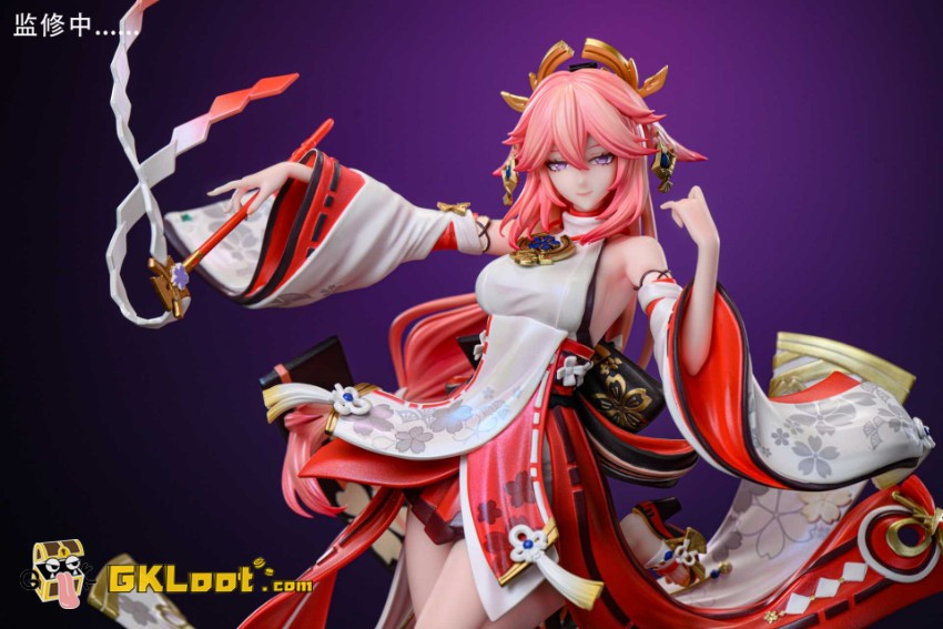 Hakimi Studio 1/6 Genshin Impact Yae Miko & Raiden Shogun Statue - View 13 Hakimi Studio 1/6 Genshin Impact Yae Miko & Raiden Shogun Statue - View 13