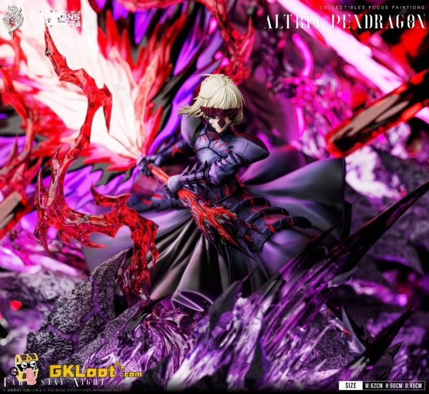 Lue Ying & Demons Studio 1/6 Fate/Stay Night Saber Artoria Pendragon Statue w/ LED - View 5 Lue Ying & Demons Studio 1/6 Fate/Stay Night Saber Artoria Pendragon Statue w/ LED - View 5