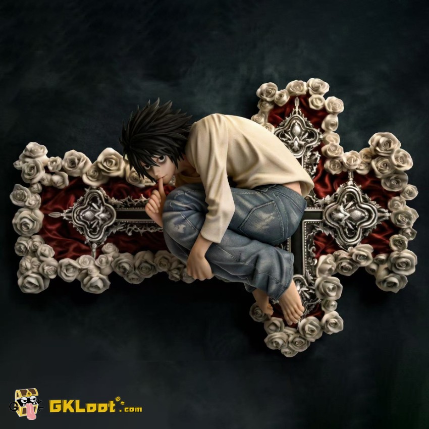 Old Time & ZZDD Studio 1/6 Death Note L Lawliet Statue - View 1 Old Time & ZZDD Studio 1/6 Death Note L Lawliet Statue - View 1