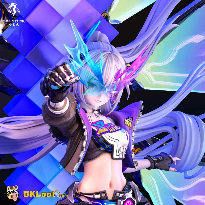 Hakimi Studio 1/6 Honkai: Star Rail Silver Wolf Statue w/ LED - View 6 Hakimi Studio 1/6 Honkai: Star Rail Silver Wolf Statue w/ LED - View 6