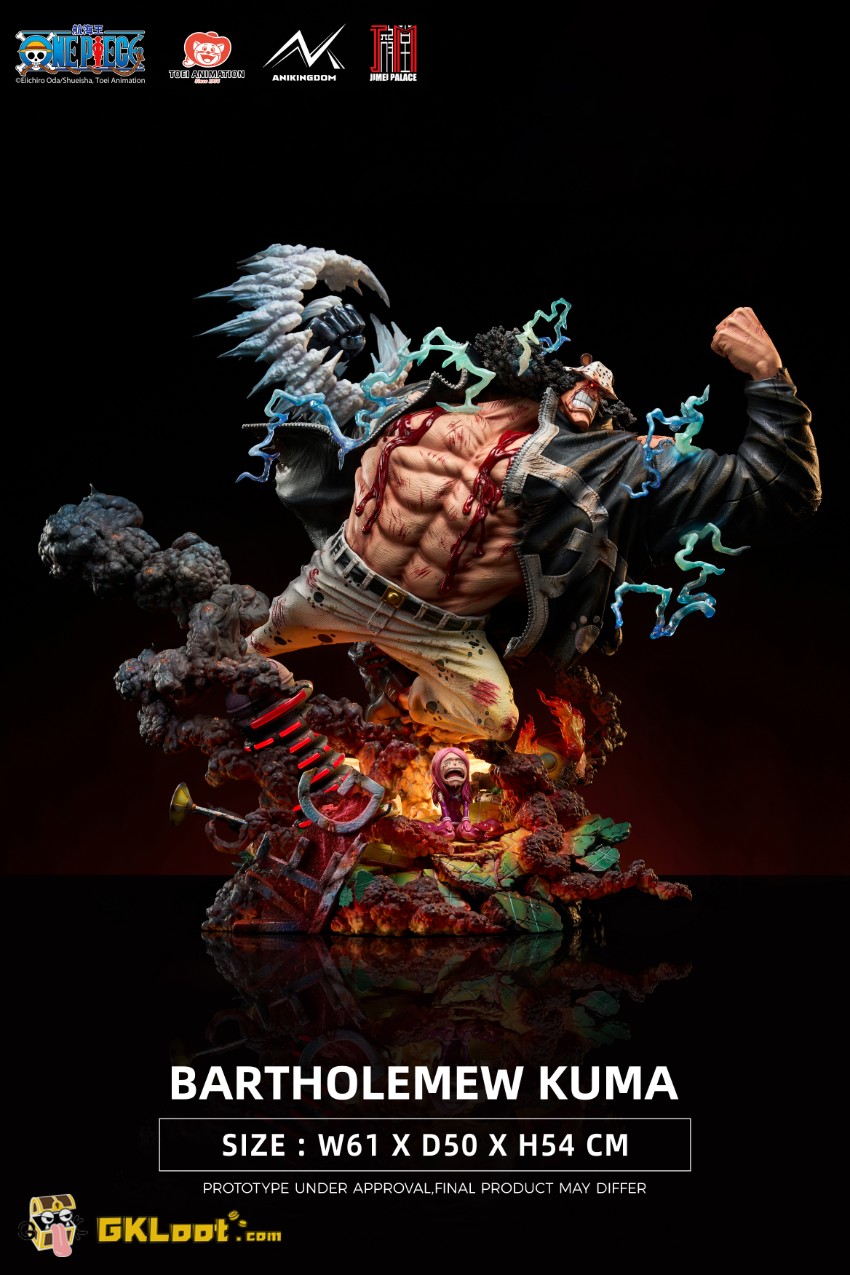Anikingdom & Jimei Palace Studio One Piece Licensed Bartholomew Kuma Statue w/ LED - View 2 Anikingdom & Jimei Palace Studio One Piece Licensed Bartholomew Kuma Statue w/ LED - View 2
