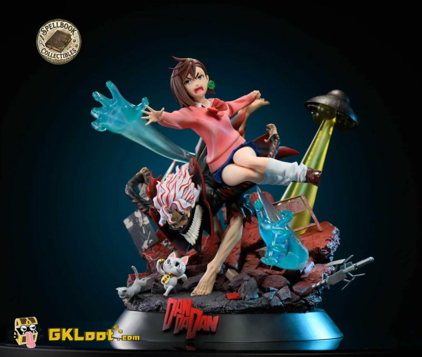 Spellbook Collectibles Studio 1/6 Dandadan Momo & Takakura Ken Statue w/ LED - View 3 Spellbook Collectibles Studio 1/6 Dandadan Momo & Takakura Ken Statue w/ LED - View 3